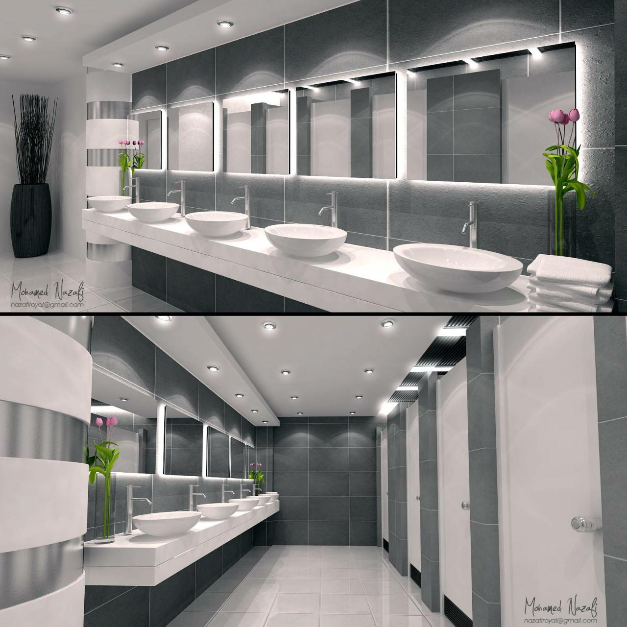 portfolio by Nazafi Mohamed Washroom design, Restroom design
