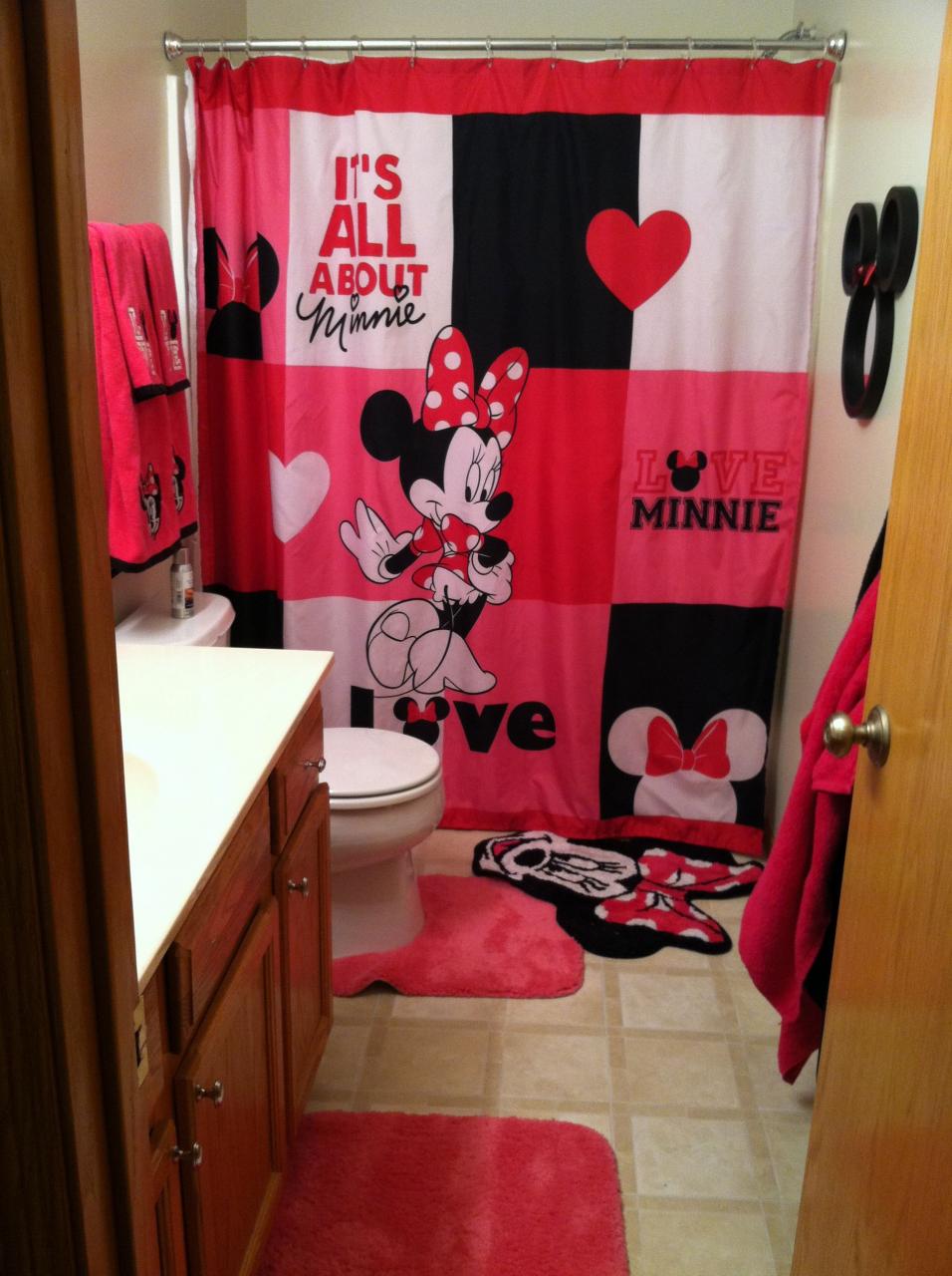 Love that minnie Miki Y Mini, Minnie Mouse Bathroom, Bathroom