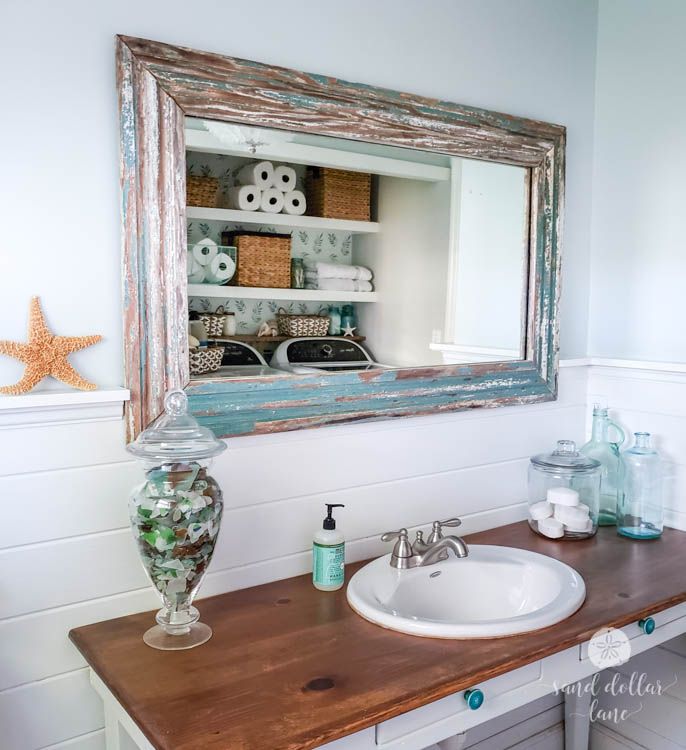 Coastal Bathroom Remodel Coastal bathroom decor, Bathroom farmhouse