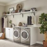 Breathtaking Laundry Room Shelving Wood Tv Stand With Mount