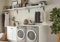 Breathtaking Laundry Room Shelving Wood Tv Stand With Mount