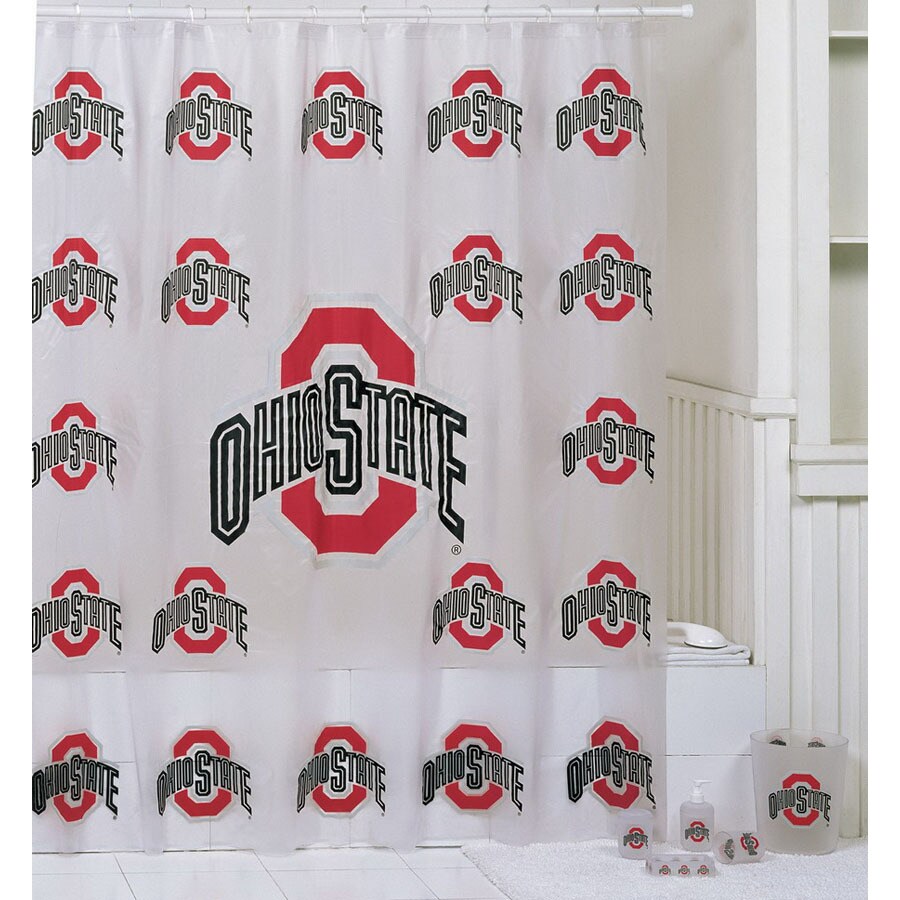 Belle View Ohio State Buckeyes Frosty Plastic 7Piece Bath Set at