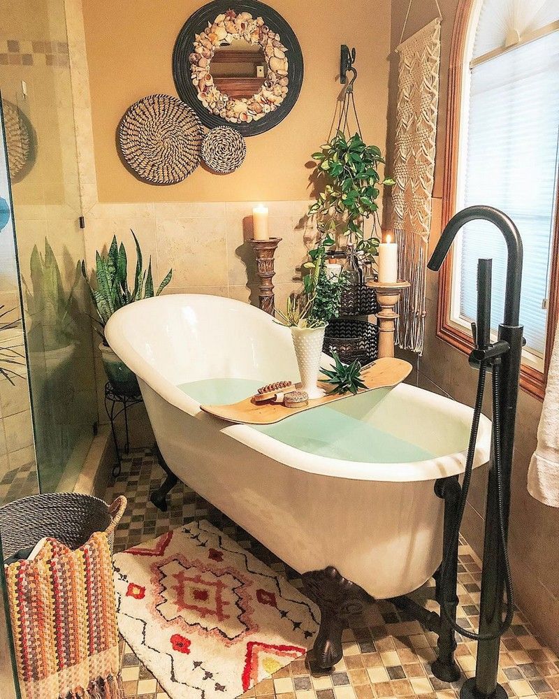 Bohemian Home Decor Ideas And Design homedecordiy Small bathroom