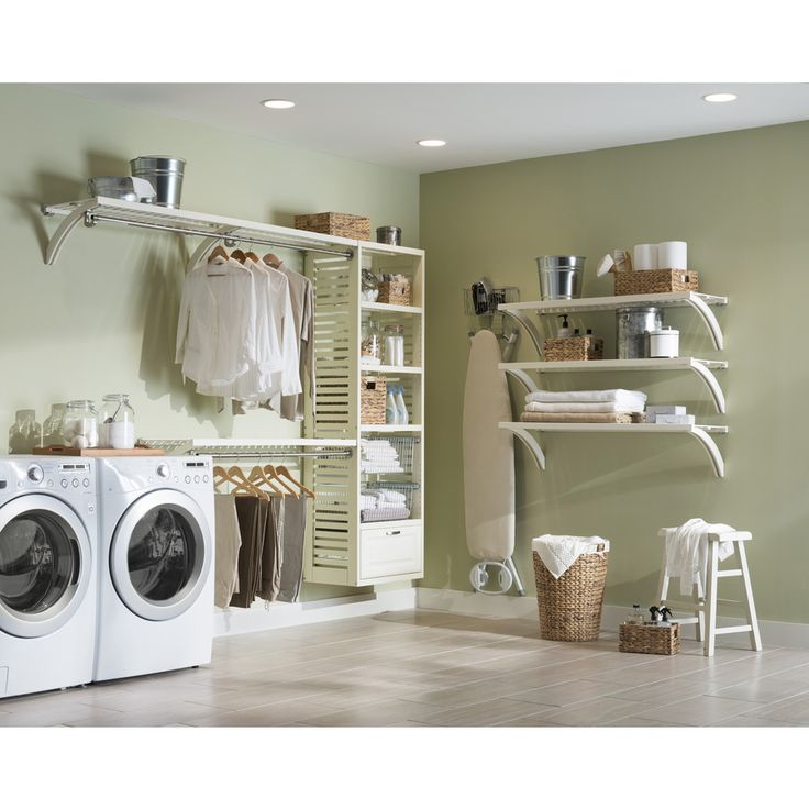 Shop allen + roth White Wood Drawer Unit at Laundry room