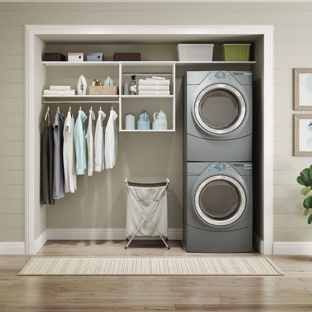 Small and Efficient Laundry Room Laundry room design, Small laundry