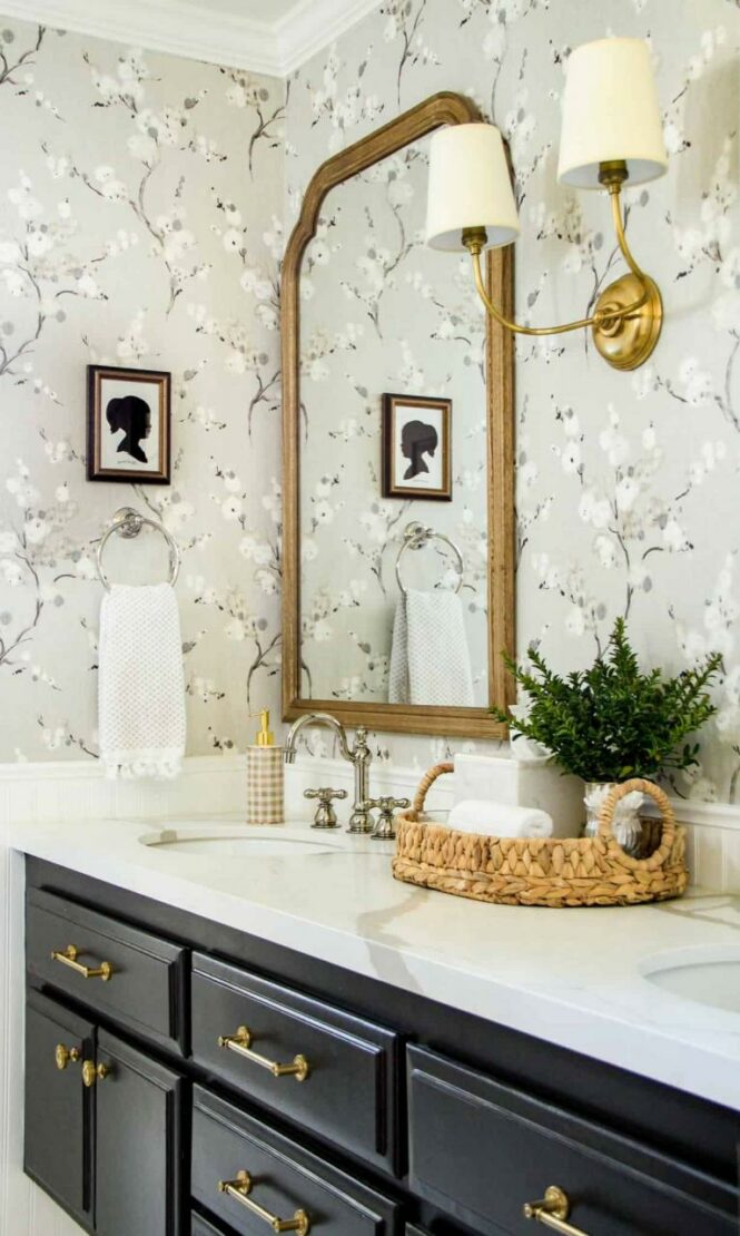 How to Decorate a Double Vanity Countertop Wildflower Home Bathroom