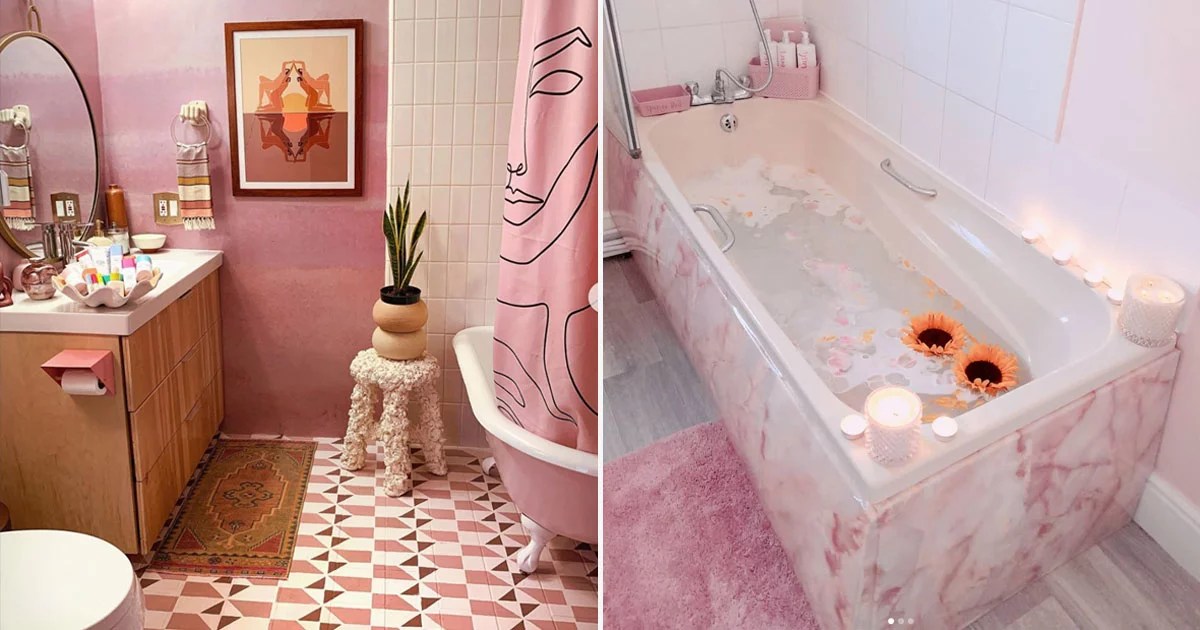 These Pink Bathrooms Are So Bright and Fun POPSUGAR Home