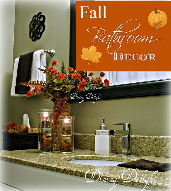 Fall Bathroom Decor Fall bathroom decor, Fall bathroom, Fall wall decor