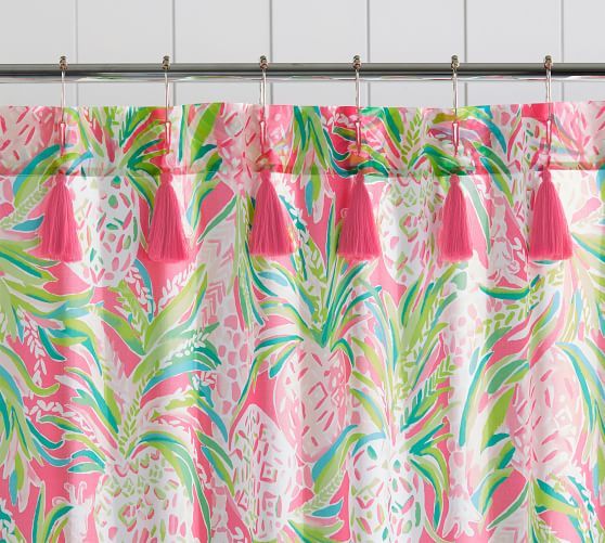 Lilly Pulitzer Alotta Colada Percale Shower Curtain Lilly pulitzer