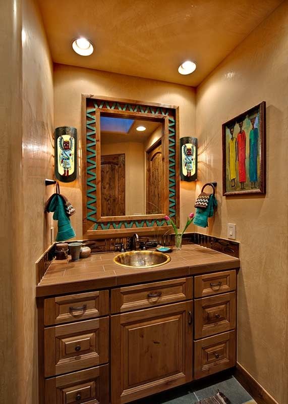 25 Southwestern Bathroom Design Ideas Decoration Love Brown