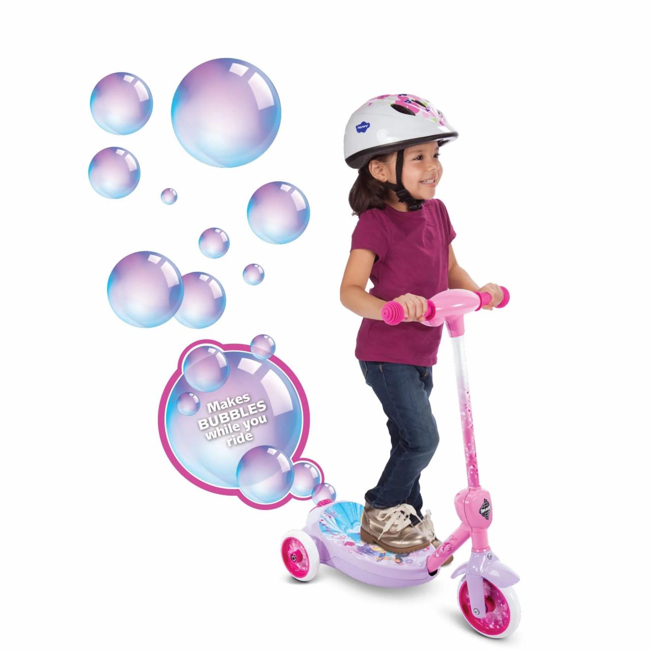 Disney Princess Girls’ 6V Electric 3Wheel Bubble Scooter by Huffy