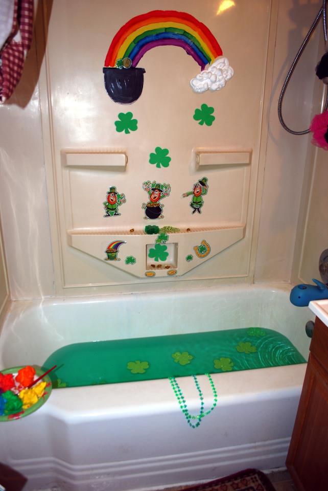 Sprinkled with Blessings from Above St. Patrick's Day Bath