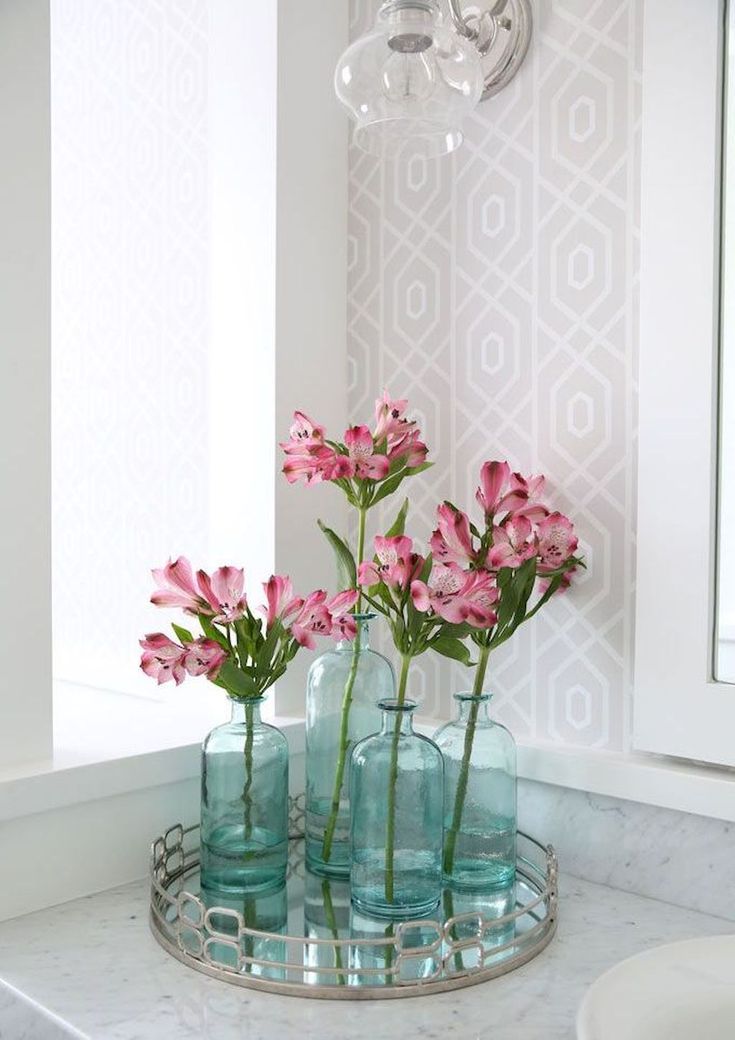 Adorable Transform Your Bathroom Decor With Floral Theme, https