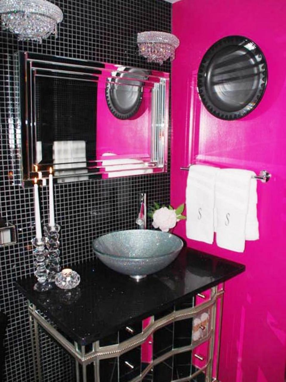 Hot Pink Bathroom Accessories I've been meaning to share this fun