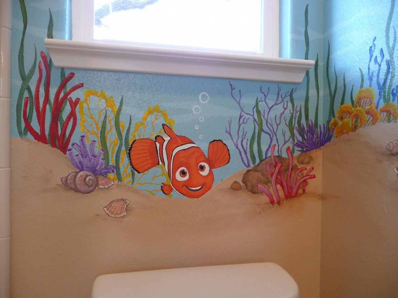 Finding Nemo bathroom girlsbathroom Nemo bathroom, Finding nemo
