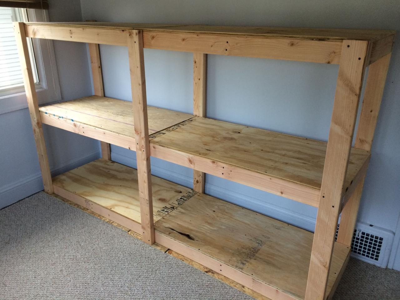How I Built Heavy Duty Freestanding Shelves Shelves, Laundry room