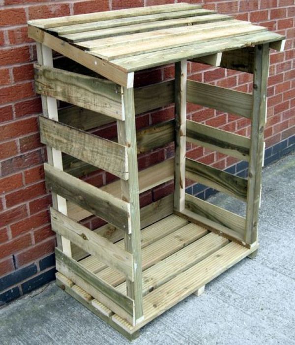 DIY firewood rack ideas will help you to keep the piles of firewood dry