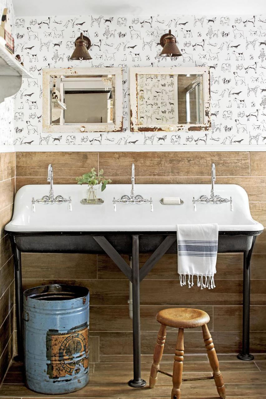 This Charming Texas Home Proves More is More Bathroom sink decor