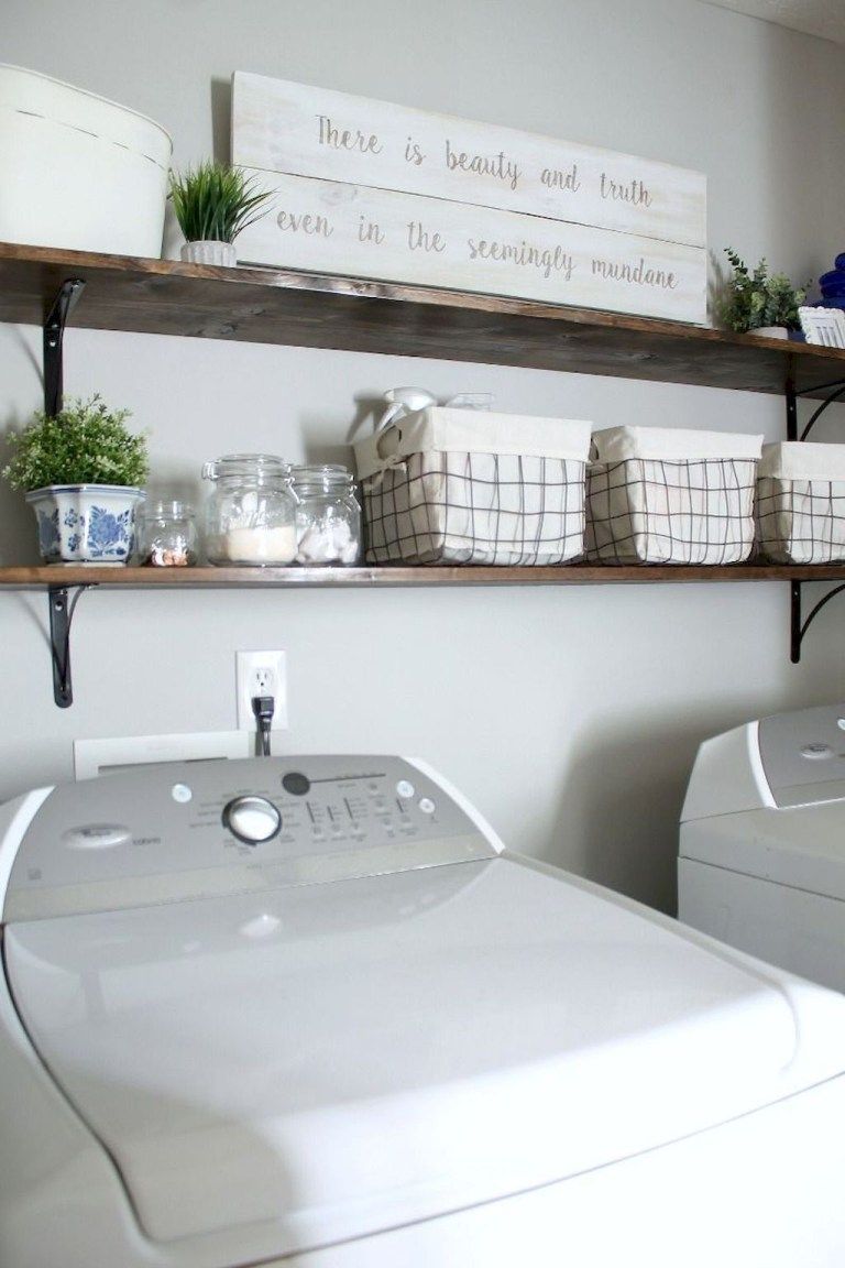 Amazing Farmhouse Laundry Room Decor Ideas 24 Diy laundry room