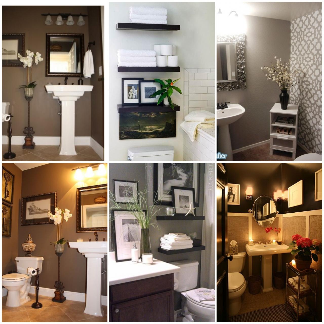 My half bathroom decor inspirations! Perfect for the downstairs