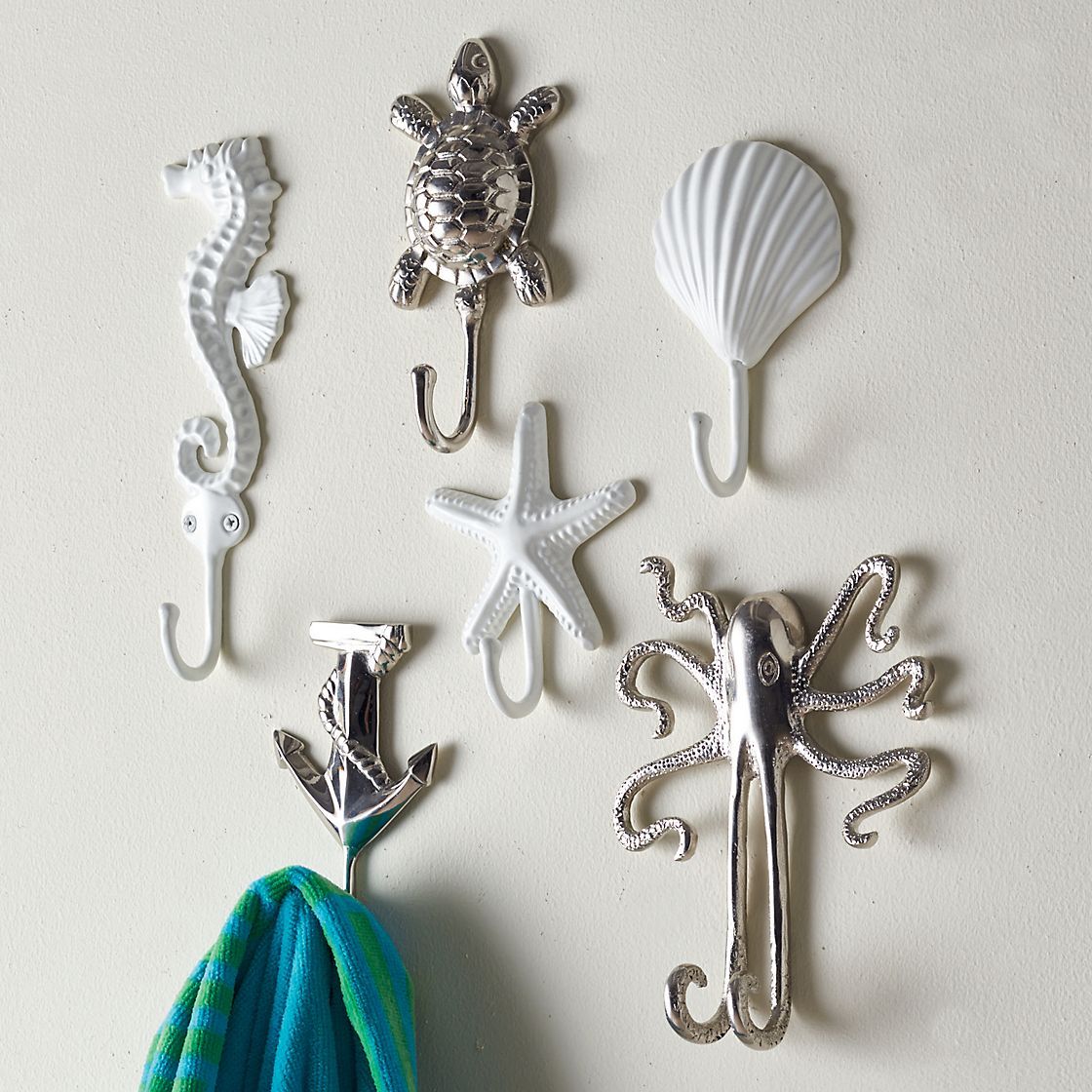 Seaside Towel Hooks The Company Store Summer Preview House Decor