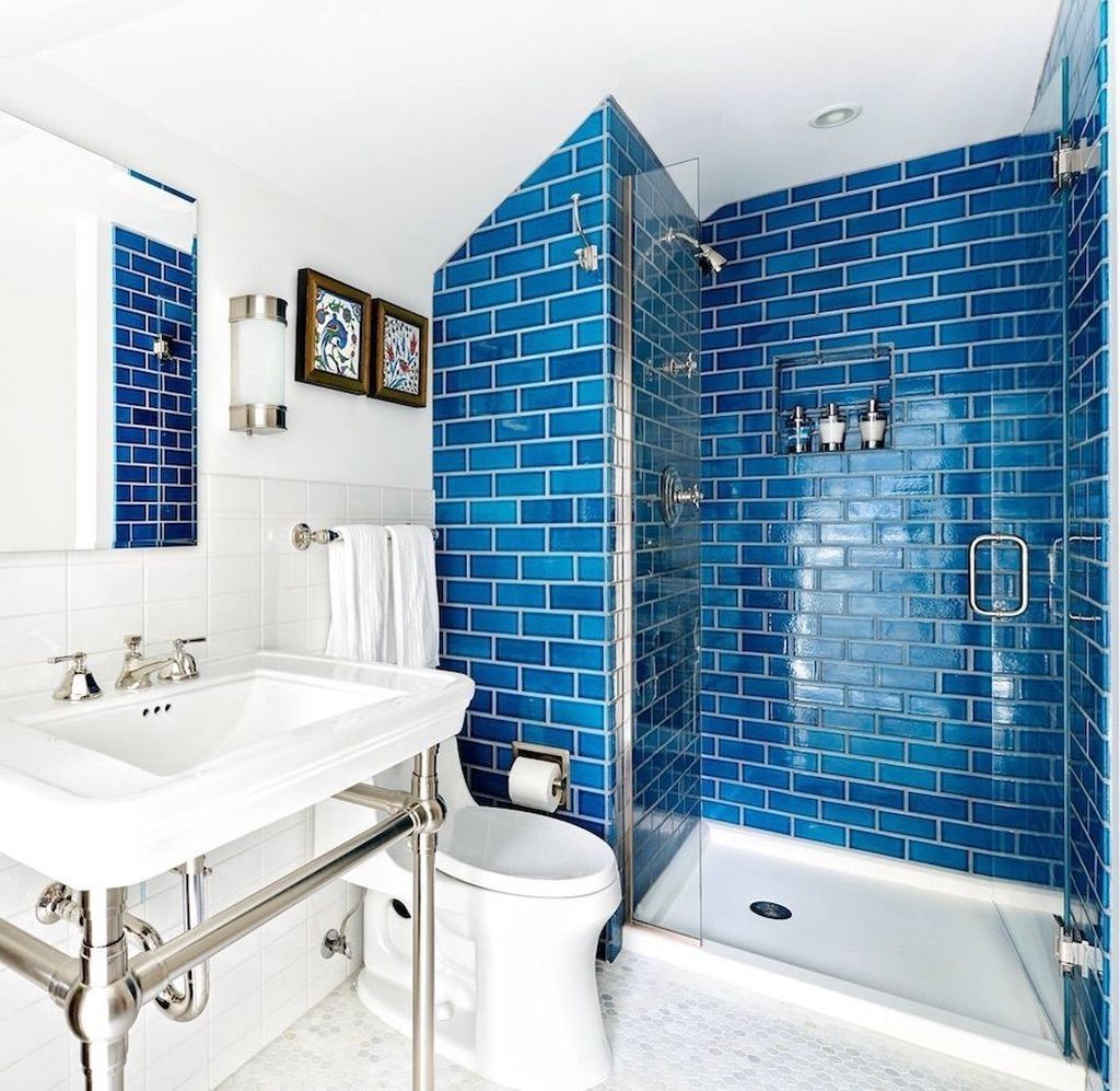 Stunning 20+ Charming Bathroom Décor Ideas With Blue Colors