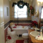 Decorating Guest Bathroom For Christmas House Decor Interior