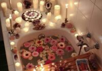 Witchy bath Bohem dekor, Rüstik banyolar, Dekor