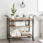 A multifunctional cart that'll look just as good in the bathroom as it