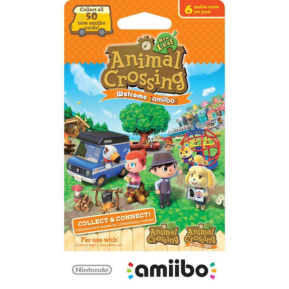 Best Buy Animal Crossing New Leaf amiibo card 6pack