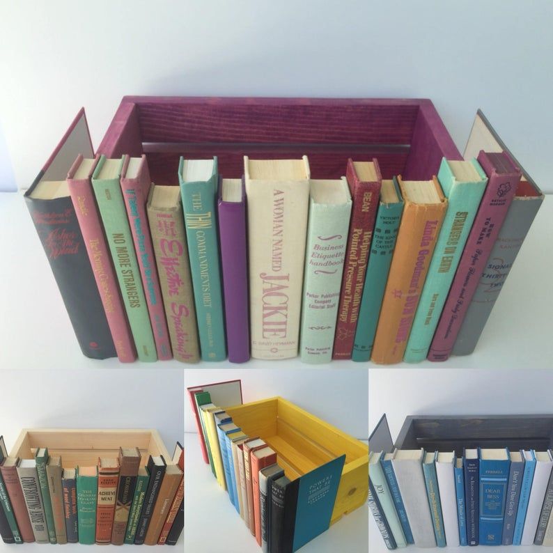 Hidden Storage Real Books Faux Vintage Decorative Secret Etsy