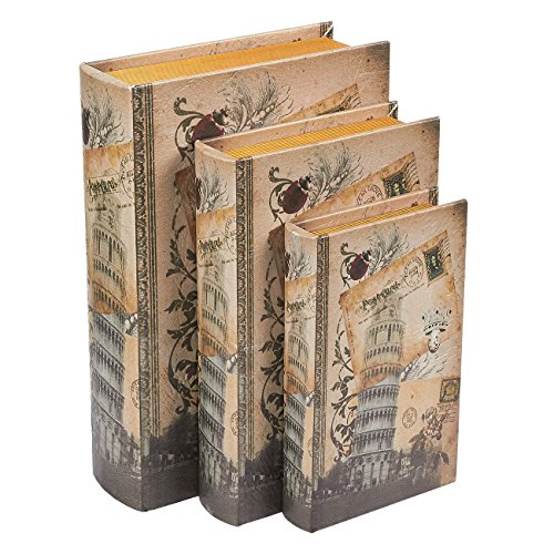 Book Safe 3Pack Fake Hollow Books, Hollowed Out Decorative Faux