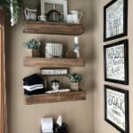 25 Amazing DIY Floating Shelves For Bathroom to Easy Organize