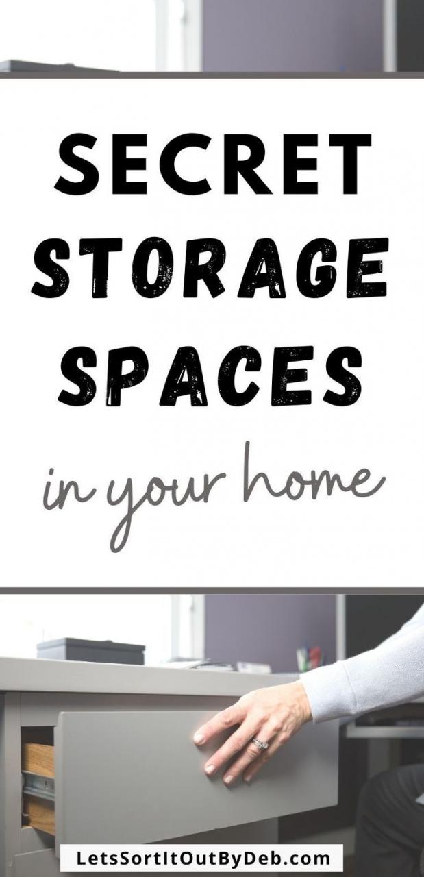 5 Secret Storage Spaces in your Home Secret storage, Storage spaces