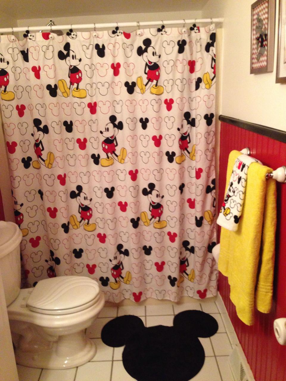 Mickey Mouse Bathroom! Mickey mouse bathroom, Mickey mouse house