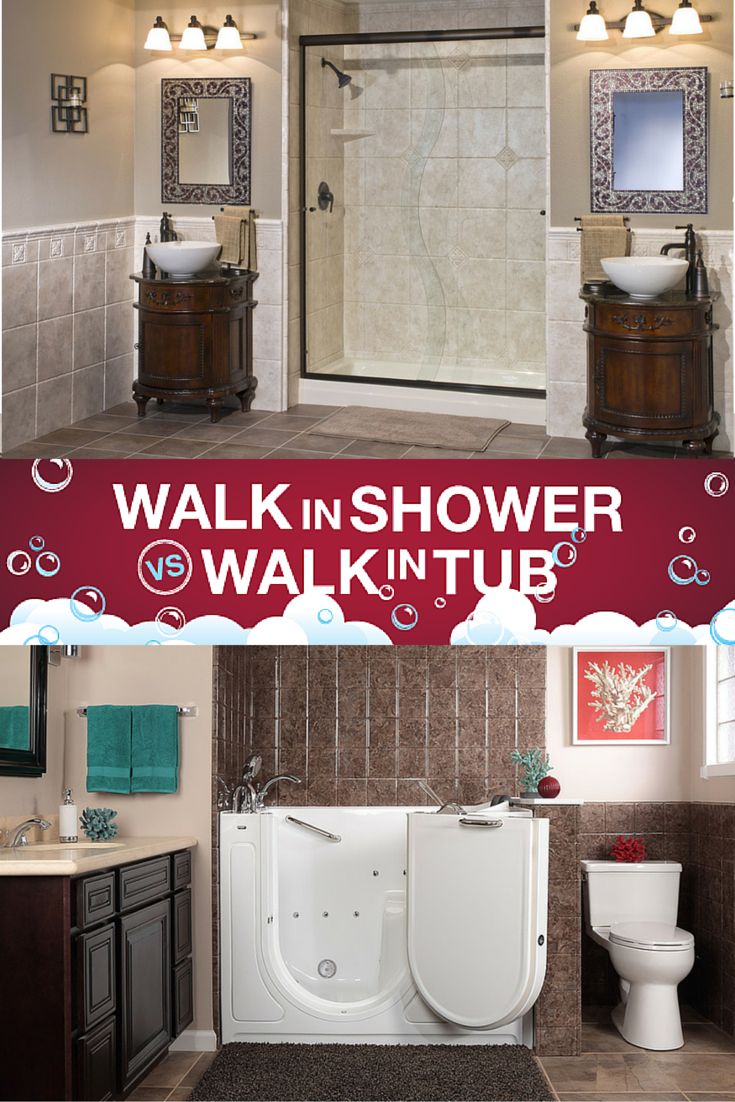 We’ve outlined a walkin shower vs. walkin tub guide to help you make