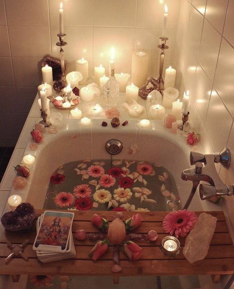 the.astralbox Bath aesthetic, Ritual bath, Flower bath