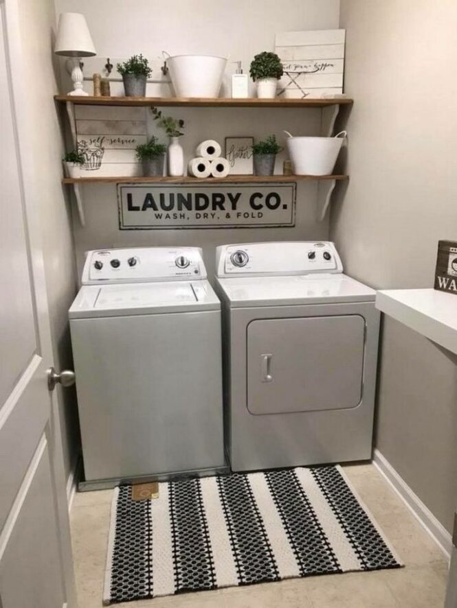 59 coolest laundry room ideas for top loaders with hanging racks 55