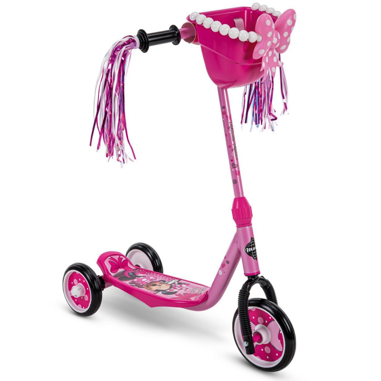 Disney Minnie Mouse 3Wheel Girls’ Quick Connect Scooter, by Huffy