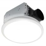 Homewerks 714180 Bathroom Fan Integrated LED Light Ceiling Mount