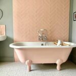 14 Pink Bathroom Ideas Baby Pink Bathtub Tiles Paint