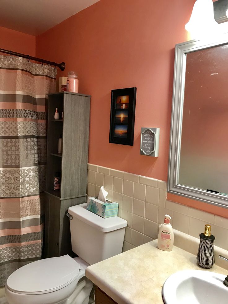 Pink and Gray Bathroom Bathrooms remodel, Bathroom, Grey bathrooms