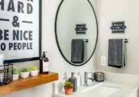Modern Office Bathroom Reveal modern bathroom decor bathroom ideas