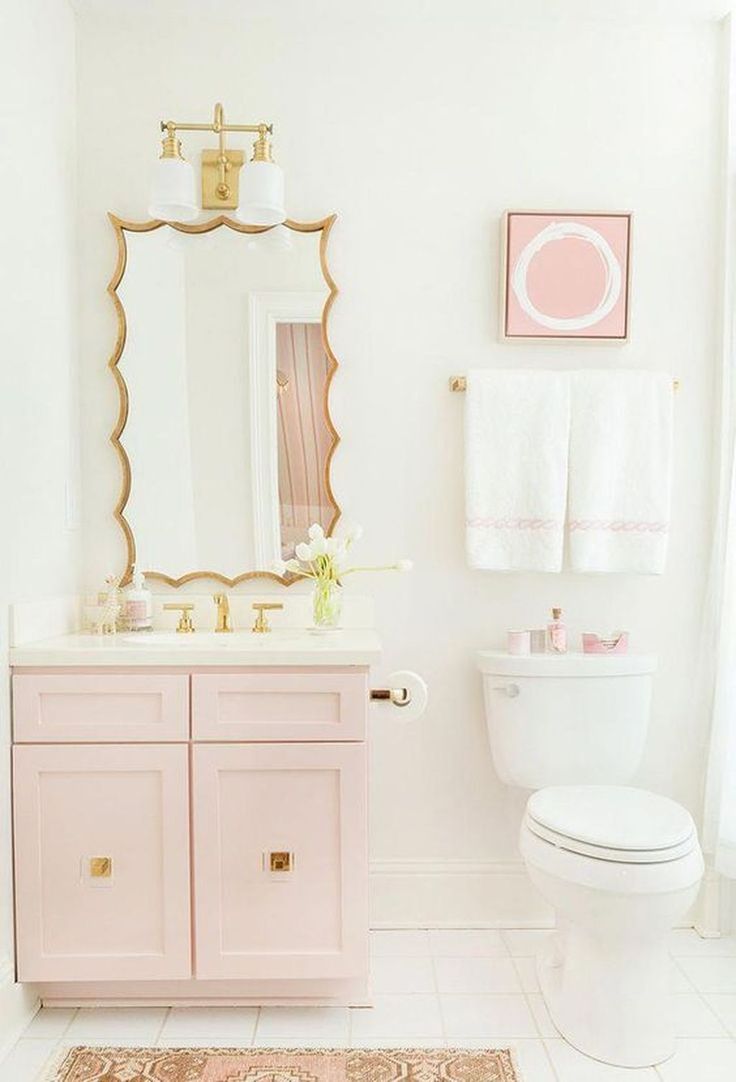 Top Pink And Gold Bathroom Ideas To Spice Up Your Bathroom in 2020