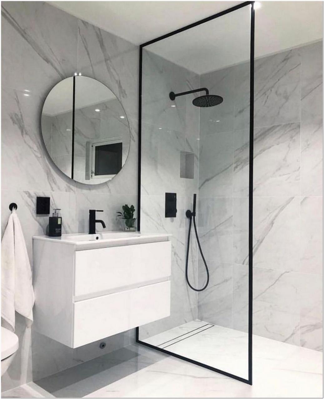 67 Ideas for a Modern Marble Bathroom Decor