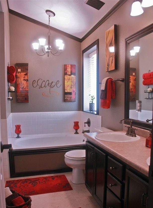 38+ The Number One Question You Must Ask for Red Bathroom Decor Ideas