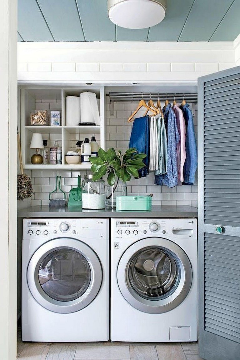 68+ Stunning DIY Laundry Room Storage Shelves Ideas Page 28 of 70