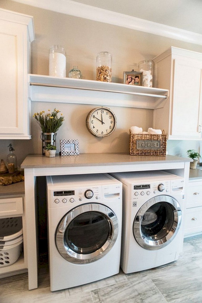 68+ Stunning DIY Laundry Room Storage Shelves Ideas Page 36 of 70