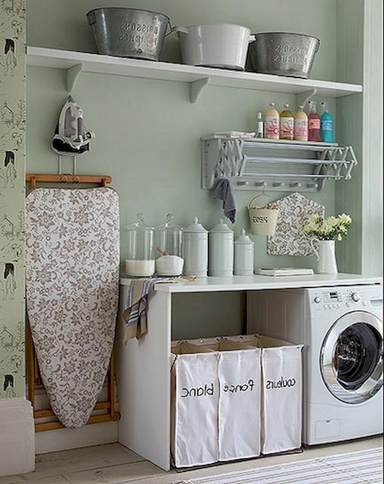 68+ Stunning DIY Laundry Room Storage Shelves Ideas Page 43 of 70