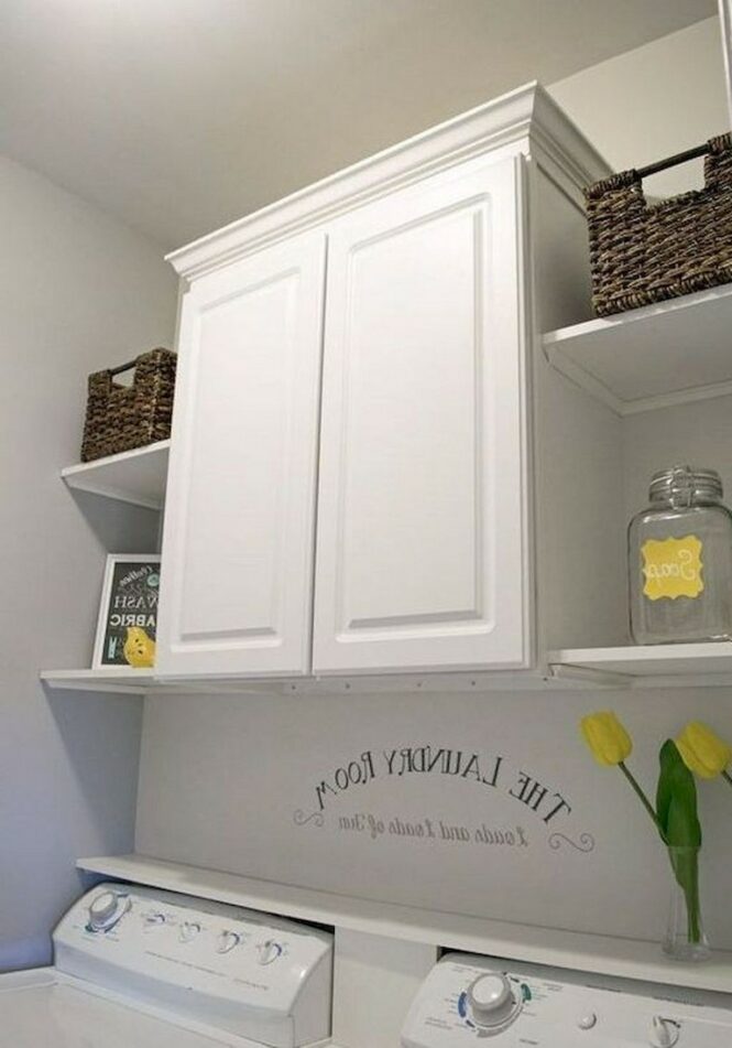 68+ Stunning DIY Laundry Room Storage Shelves Ideas Page 67 of 70